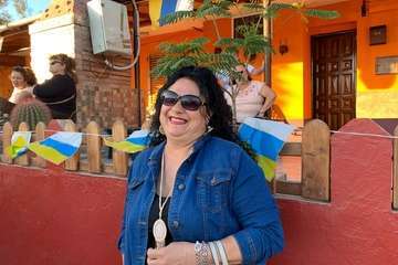 Animado concurso de repostería en el Caserío de Gando (Foto TA)